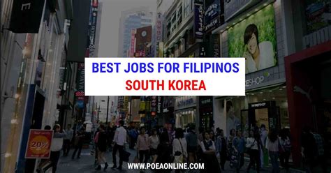 www.poea.gov.ph job hiring in south korea|Top 10 Jobs for Filipinos in South Korea .